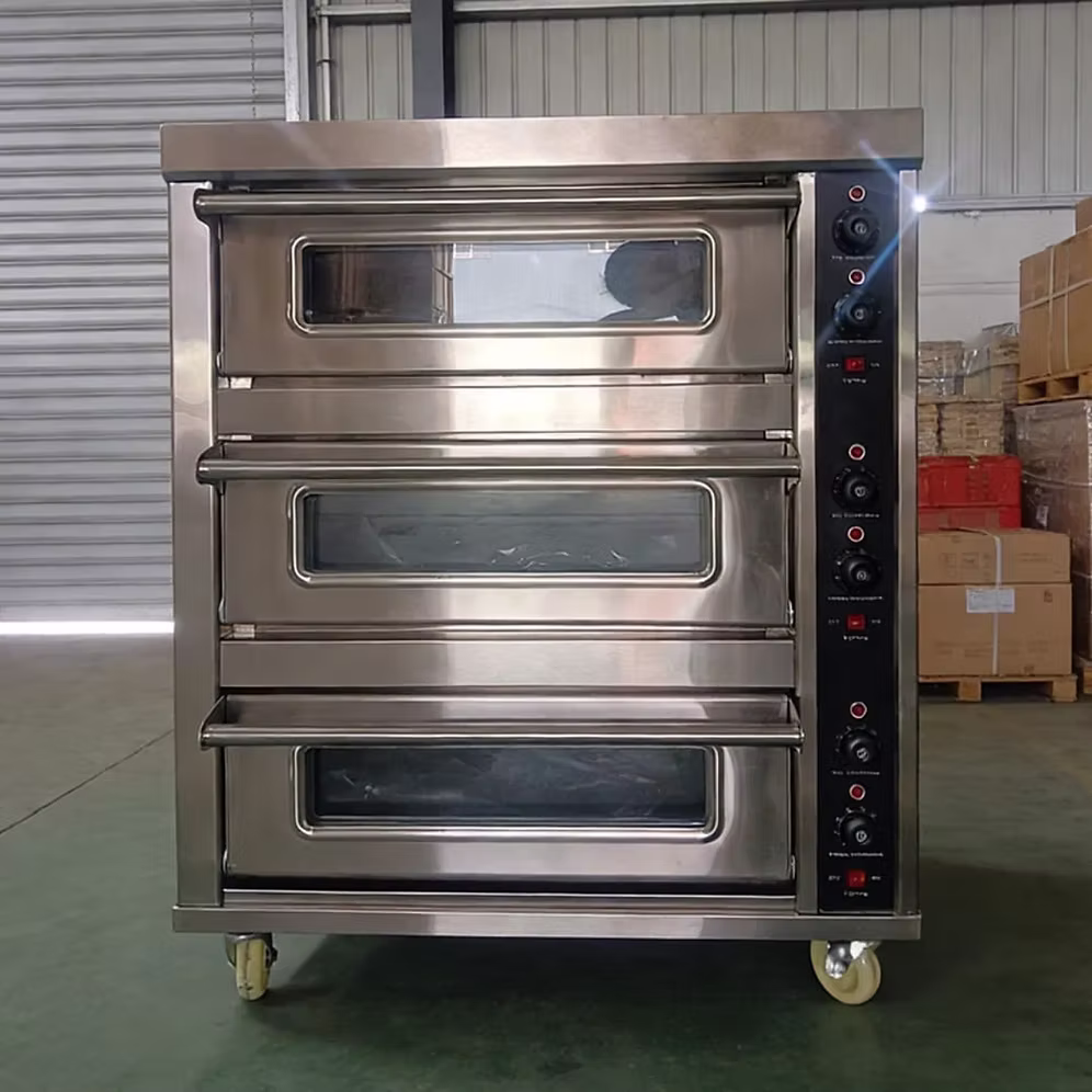 3 Deck 6 Tray Electric Oven