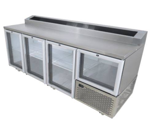 Fridgestar Underbar 3.5 Door – Glass Display – Pizza Top