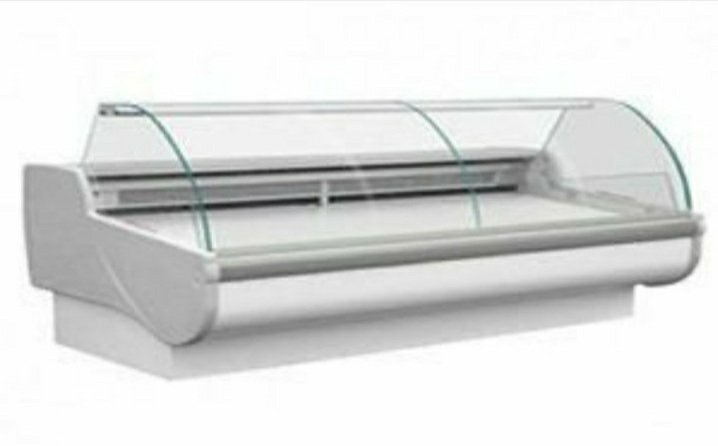 Meat Display Curved Glass 2.4M CTQ