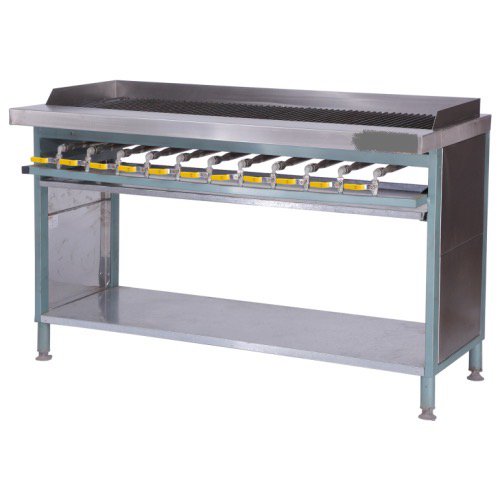 Open Flame Gas Griller – 10 Burner Floor Standing