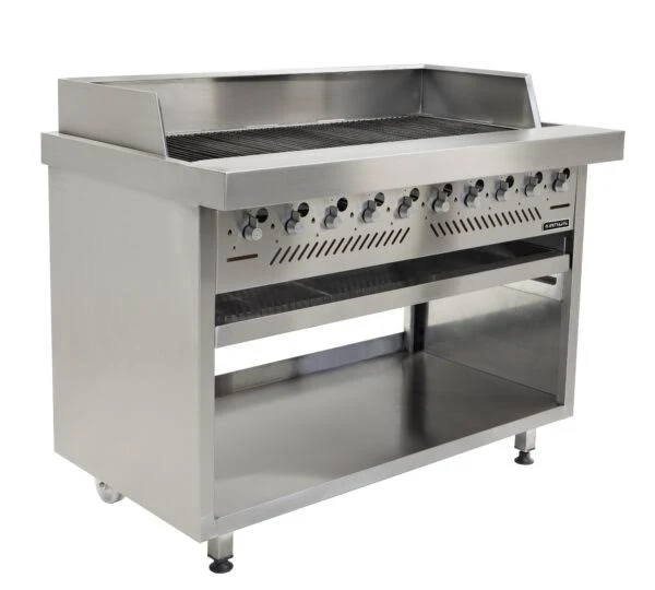 Open Flame Gas Griller – 10 Burner Floor Standing