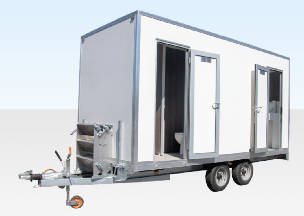 Towable 2+2 Toilet Trailer